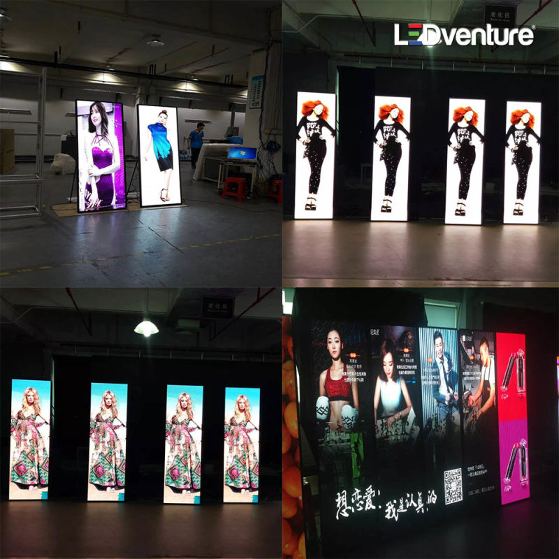 Outdoor High Brightness Standing LED Poster Display