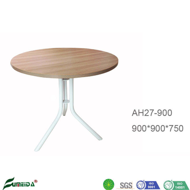 Leisure Book Store Wooden Small Round Side Corner Tea Table