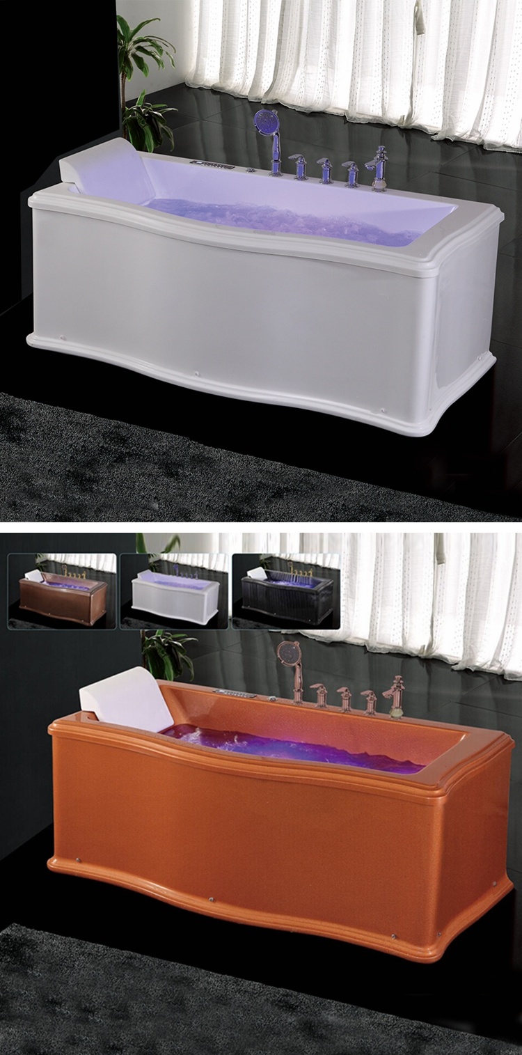 Unique Design Indoor Whirlpool Single Person Jacuzzi Bathtub Foshan China