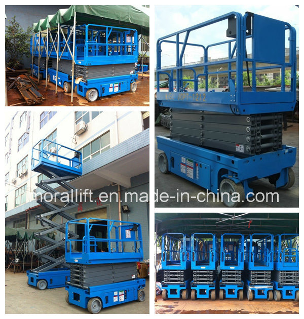 10m Self Propelled Scissor Table Lift for Aerial Working