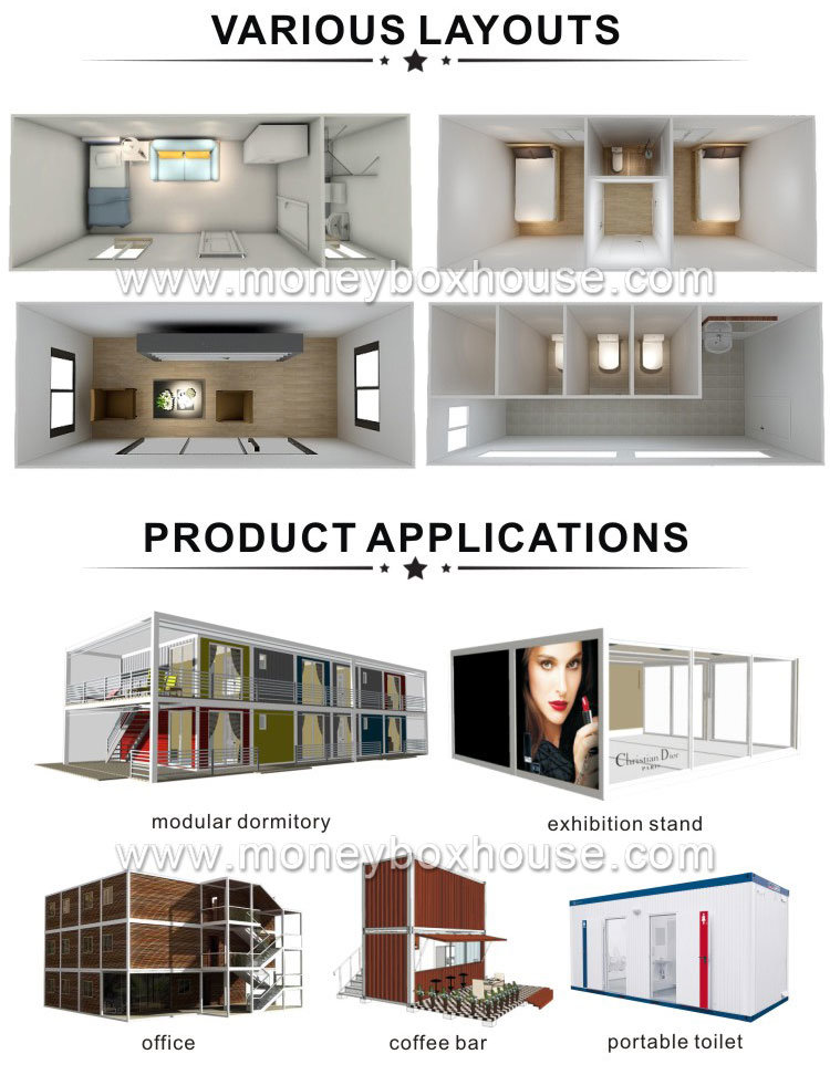 Luxury Hurricane Resistant Luxury Box Modular Panelized Colombia Prefabricated House