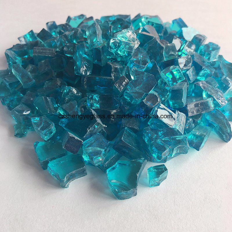 Top Sale Recycled Broken Colored Fire Glass for Decoration