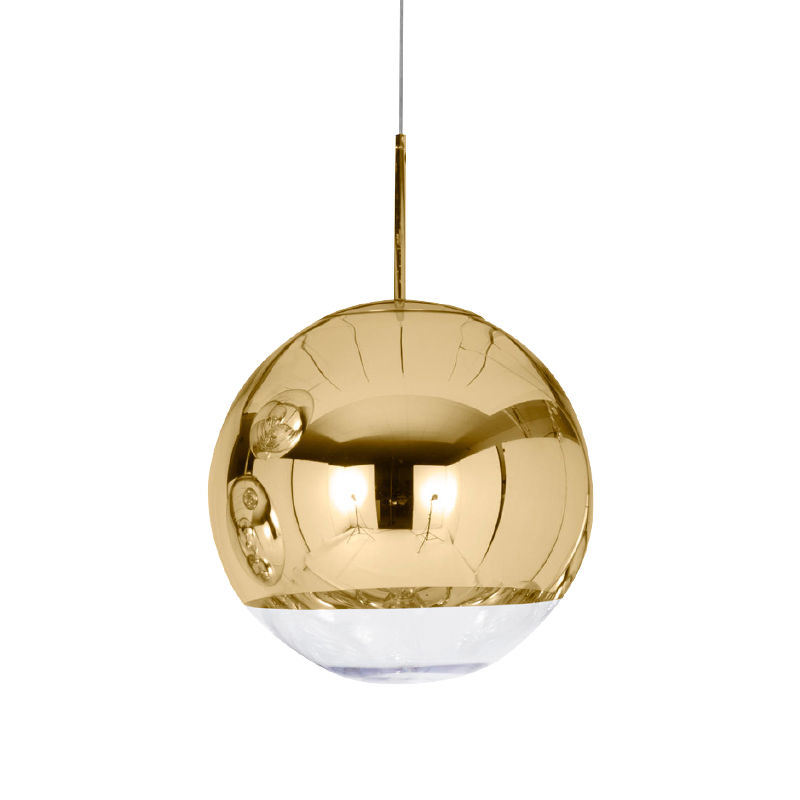 Modern Contemporary Creative Dining Room Office Gold Glass Pendant Light