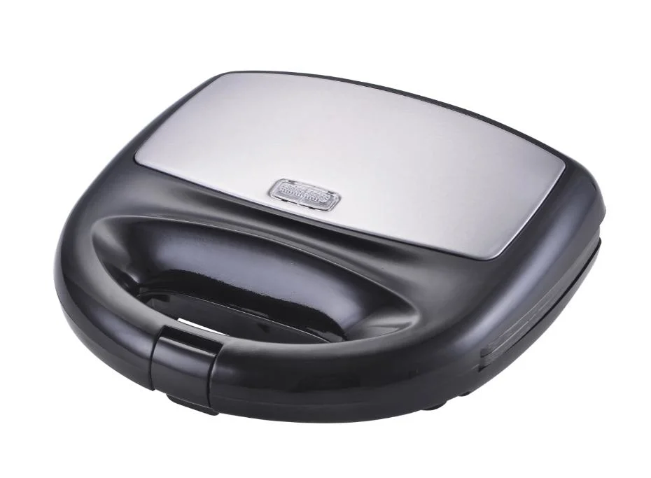Electric Countertop Panini Press Grill with Double Nonstick Flat Cast Iron Cooking Plates