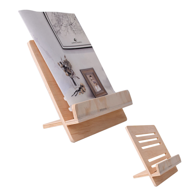 Wooden Reading Holder Bookrest Table Easel for Desktop Decoration
