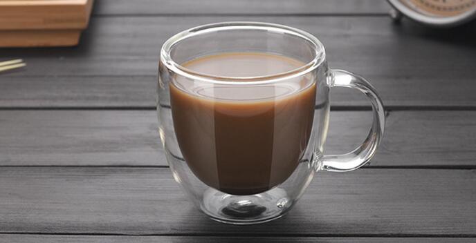 Double Wall Glass Cup 150ml Glass Coffee Cup Espresso Coffee Cup