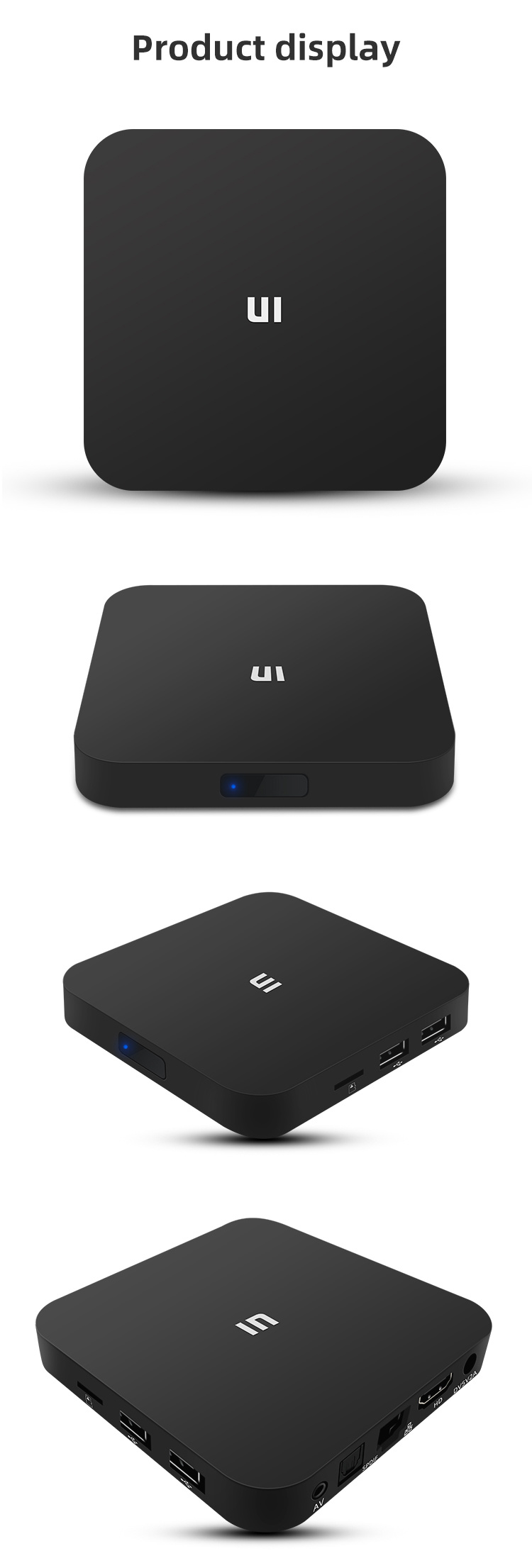 2020 Newest Model Blue Color S905W Android TV Box Ott