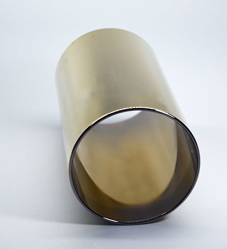 Plating Metal Candle Jar Glass Light Cover Glass Tube
