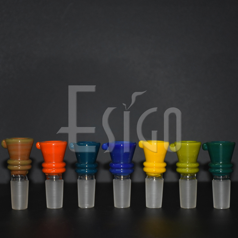 Esigo High Quality 14mm Frosted Joint Dry Herb Accessories Glass Bowl