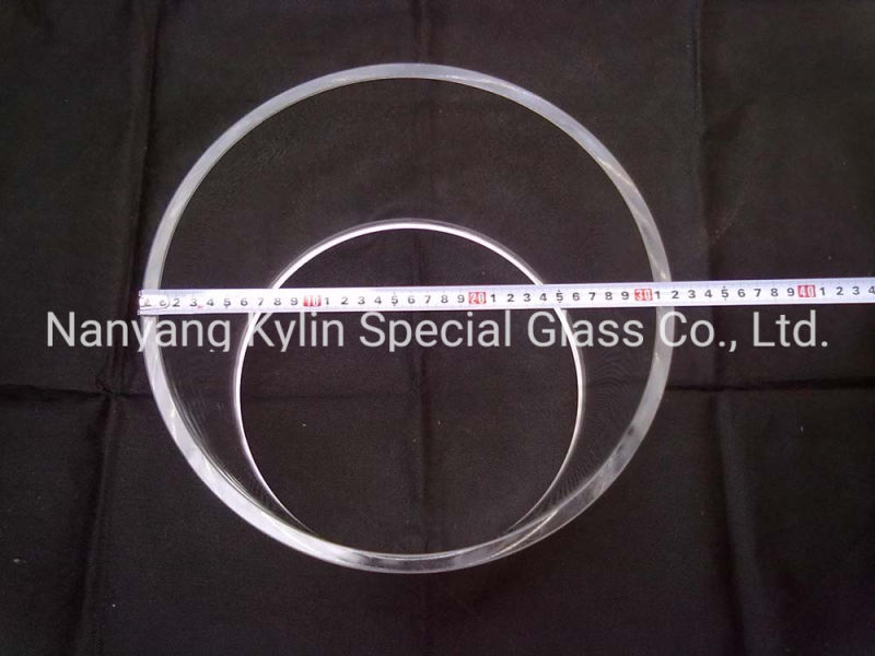 Large Diameter Fused Silica Quartz Glass Pipeline Quartz Tube