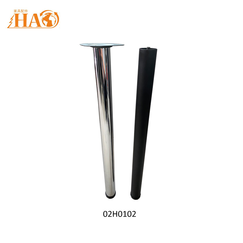 Furniture Parts Dining Table Metal Legs with Chrome Plated