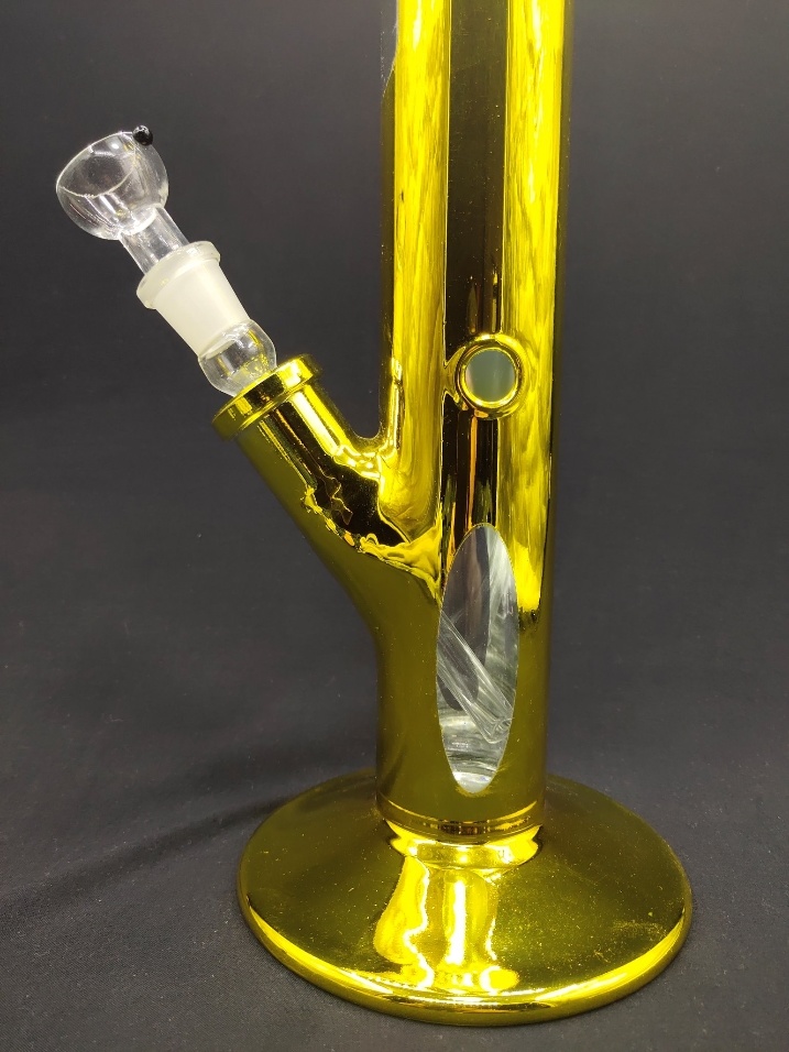 Electroplated Gold Glass Water Pipe Electroplated Glass Water Pipe