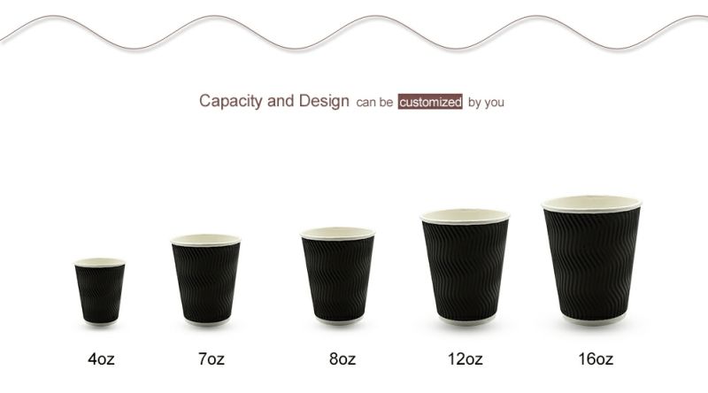 Take Away Ripple Wall Paper Cup Coffee Cups