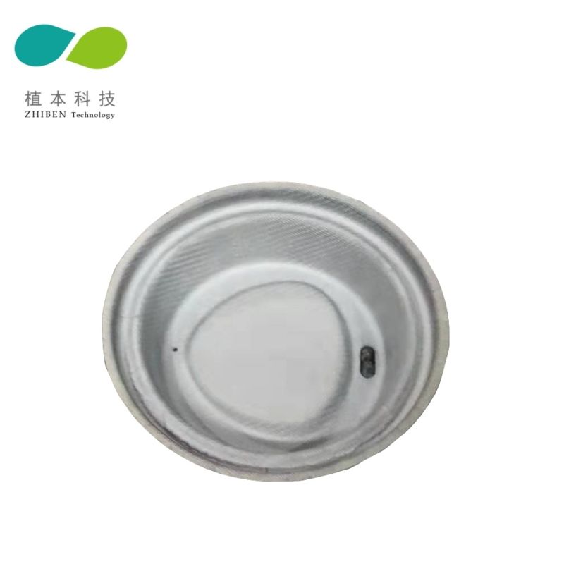 Biodegradable Gray Paper Drinking Coffee Cup Lid