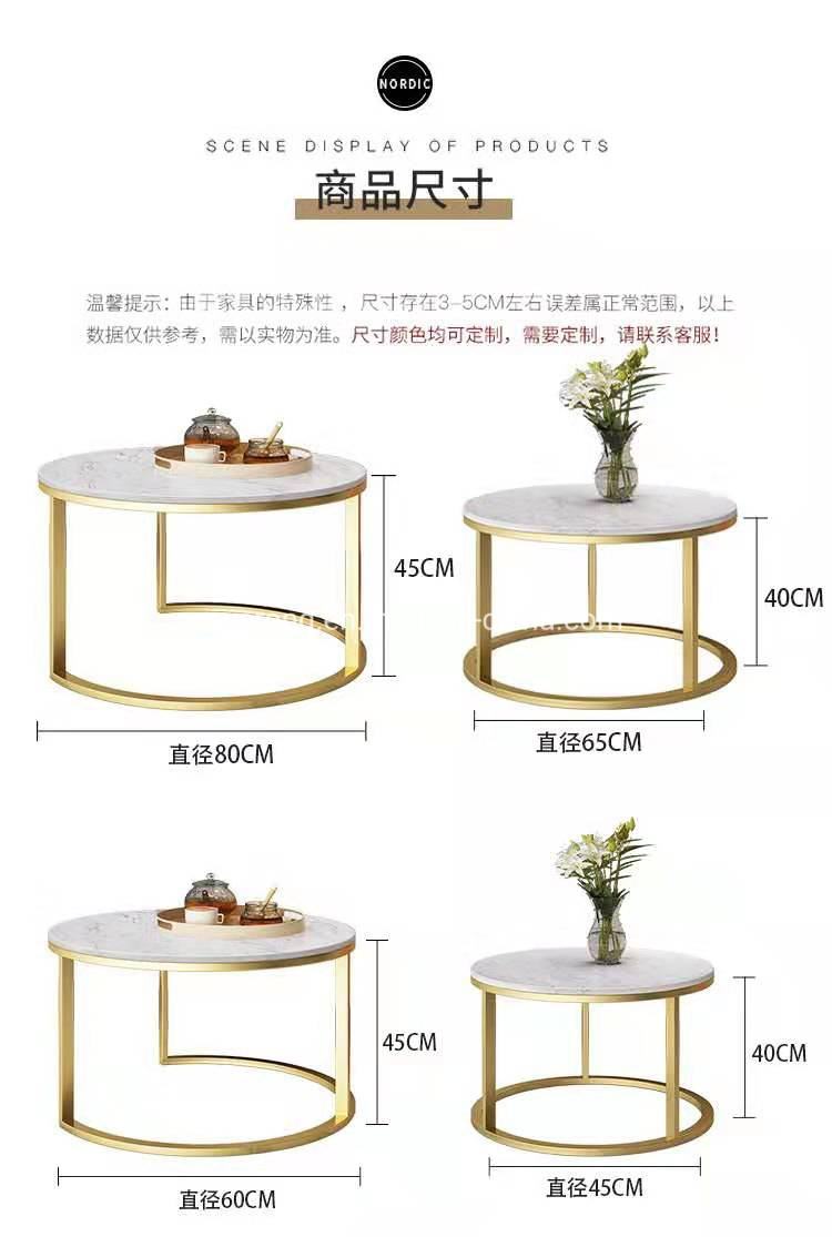 Natural Stone Dining Table Banquet Round Table Marble Table for Home&Hotel