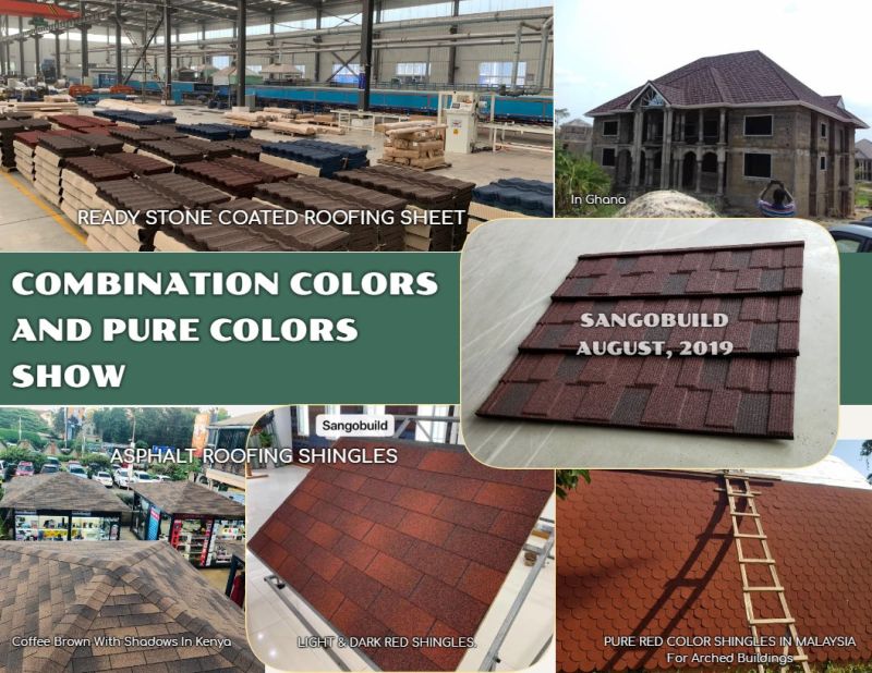 Cheap Decorative Building Materials Sand Coated Metal Roofing Sheets Prices in Thailand Import From China