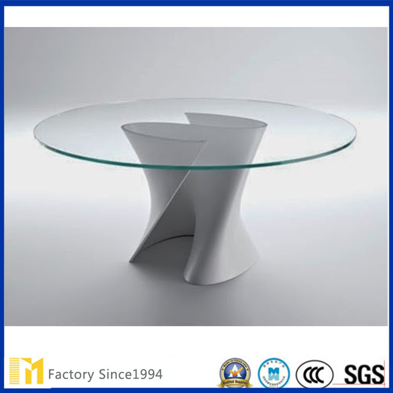 Customsized Size and Design Clear Float Glass Tempered Glass for Coffee, Dinner Table Top