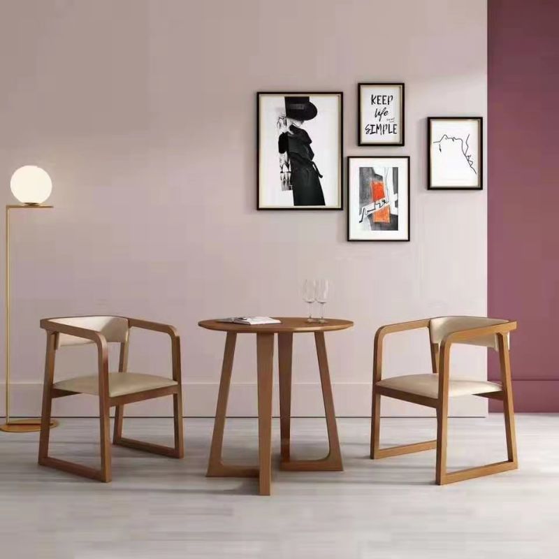 Nordic Modern Furniture Dining Room Sets Cafe Wooden Chair