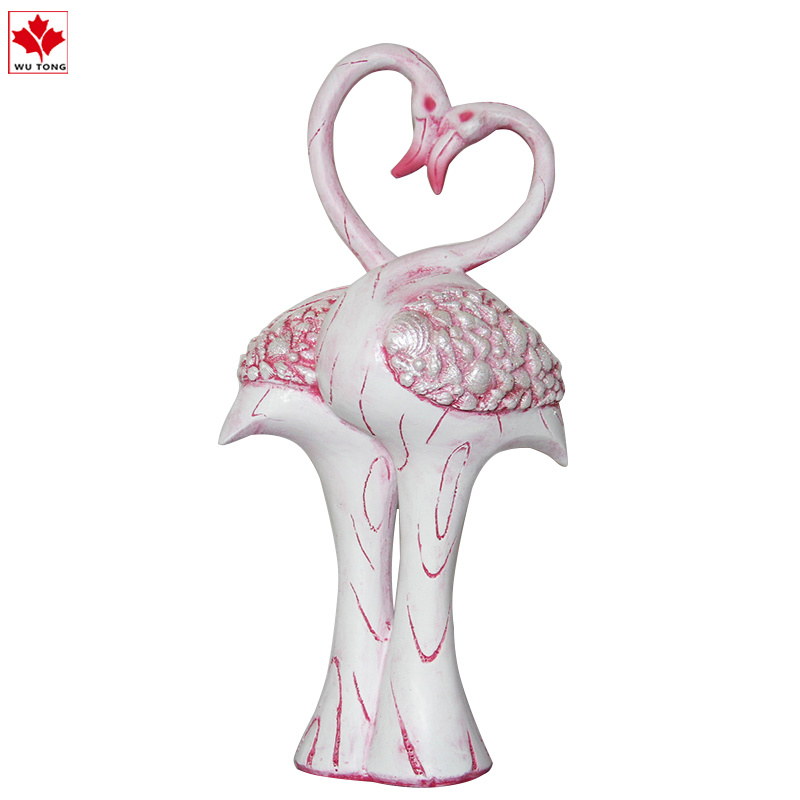Custom Resin Flamingo Decoration Piece Creative Home Desktop Decoration