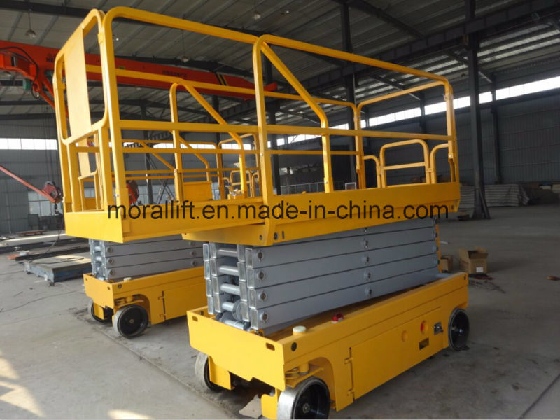 10m Self Propelled Scissor Table Lift for Aerial Working