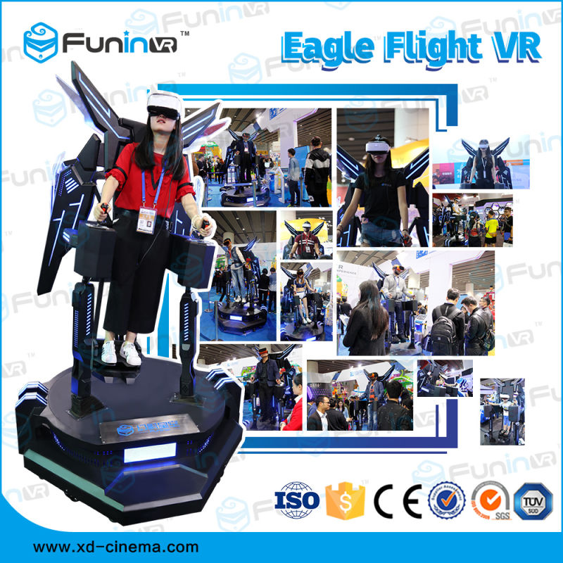 9d Vr Standing up Game Virtual Reality Flight Simulator