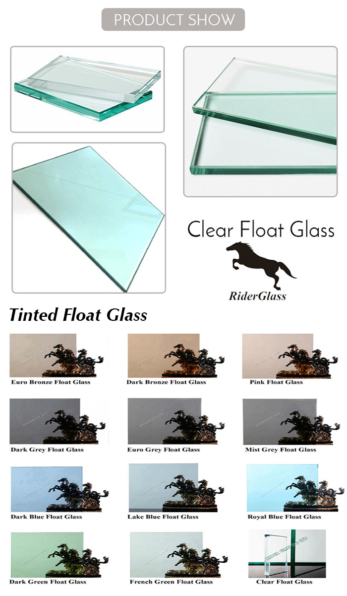 2-19mm Colored Flat Float Glass for Building Glass