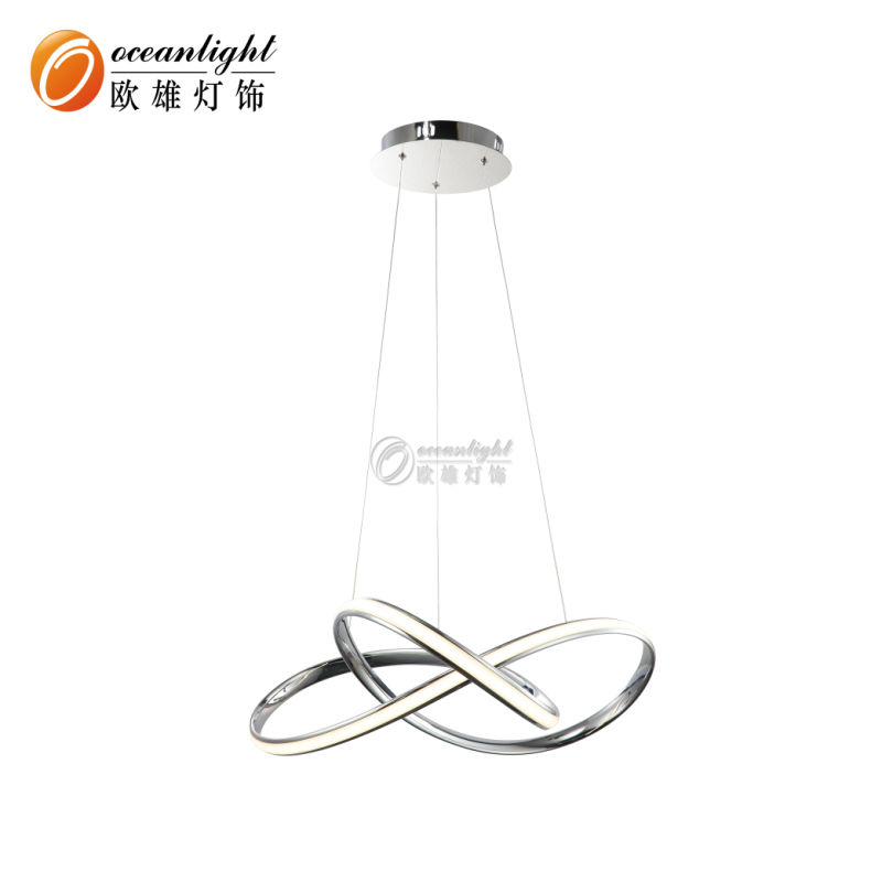 Contemporary Pendant Light Dining Room Decorative Aluminum Acrylic Chandelier