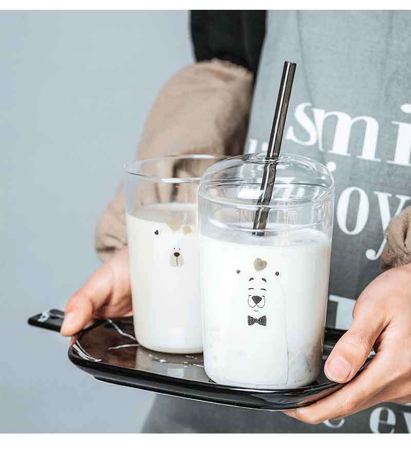 Borosilicate Handmade Glass Single Walled Bottle Glass Coffee Cup