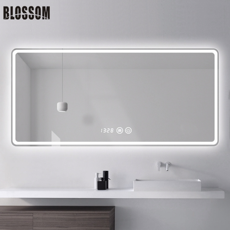 Bathroom Fogless LED Backlit&#160; Lighted Mirror&#160; Smart Wall&#160; Mount&#160; Mirror