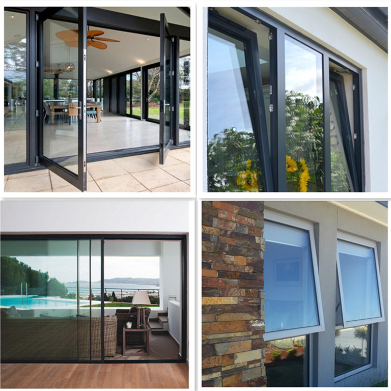 All Kinds Glass Doors Aluminium Casement Window