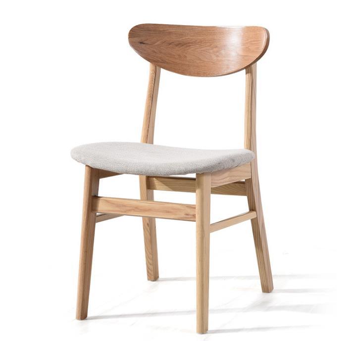 Solid Wood Armless Modern Leisure Coffee Chair for Sale