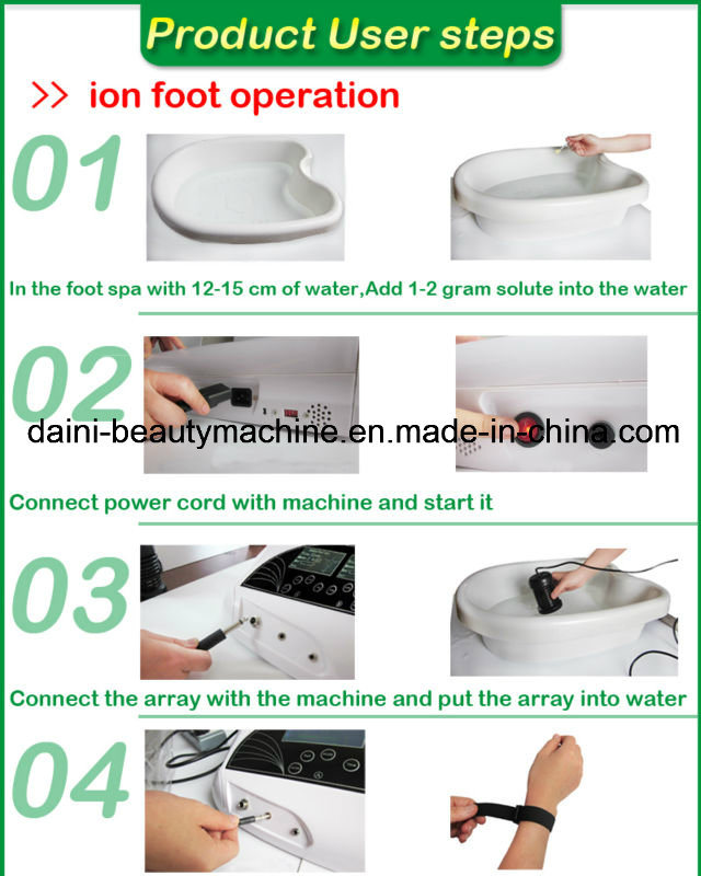 Ion Cleanse Life Foot SPA Device to Remove Heavy Metal and Toxin