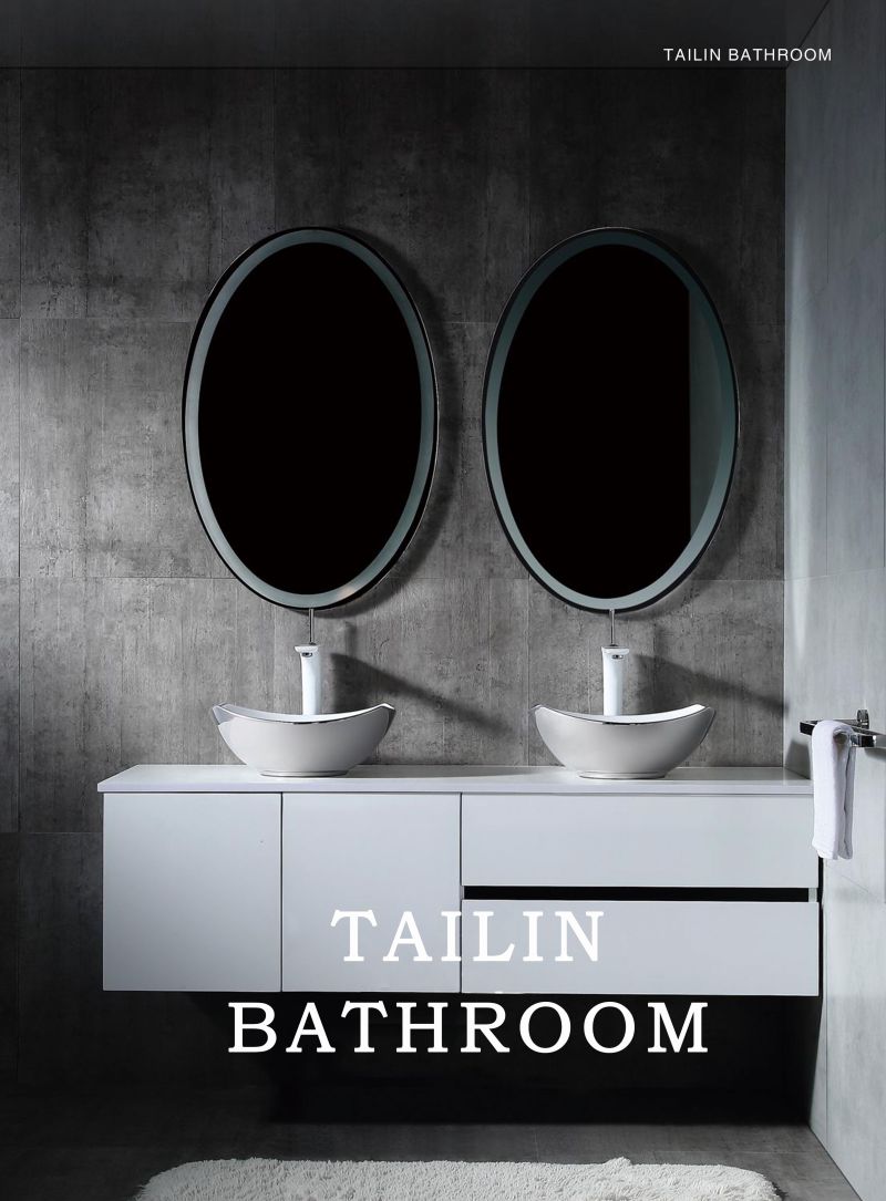 Ambt1504 Bathroom High Quality Wall -Hung Cabinet with Mirror