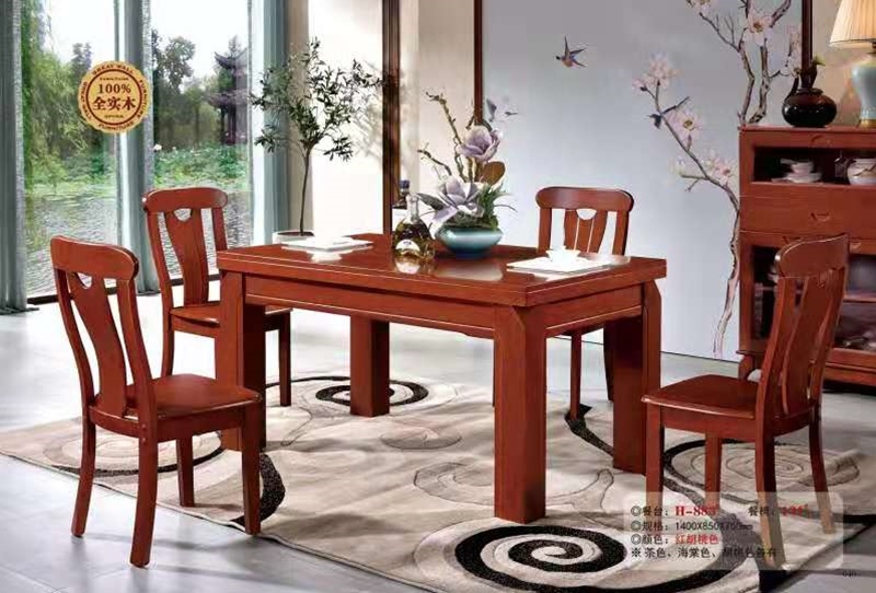 Home Dining Room Furniture 6 Person Dining Table and Chair