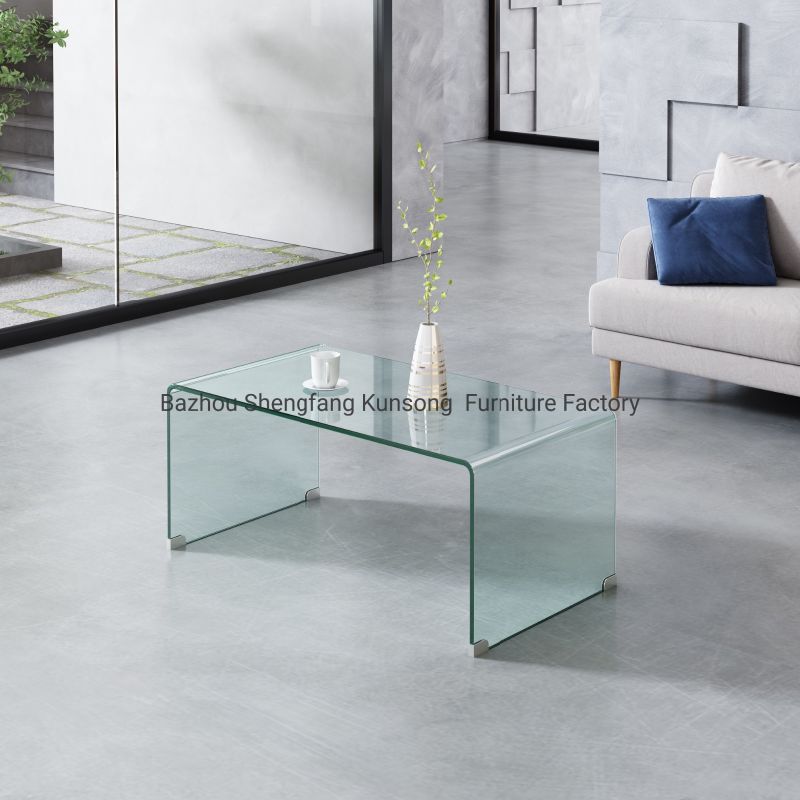 New Style Bent Glass Coffee Table