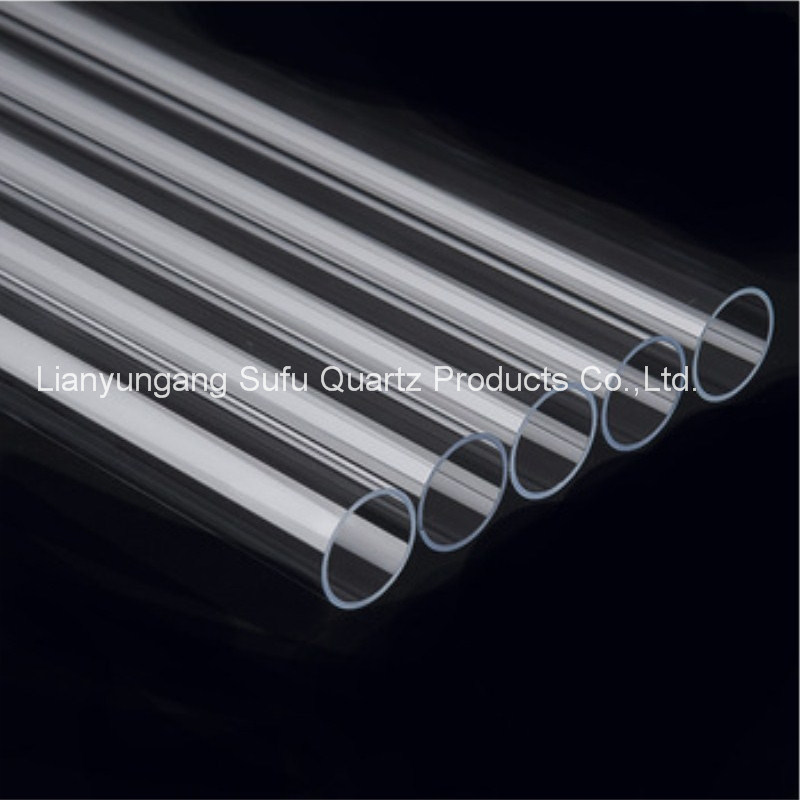 Clear Polish Fused Heater Silica Quartz Test Glass Tube