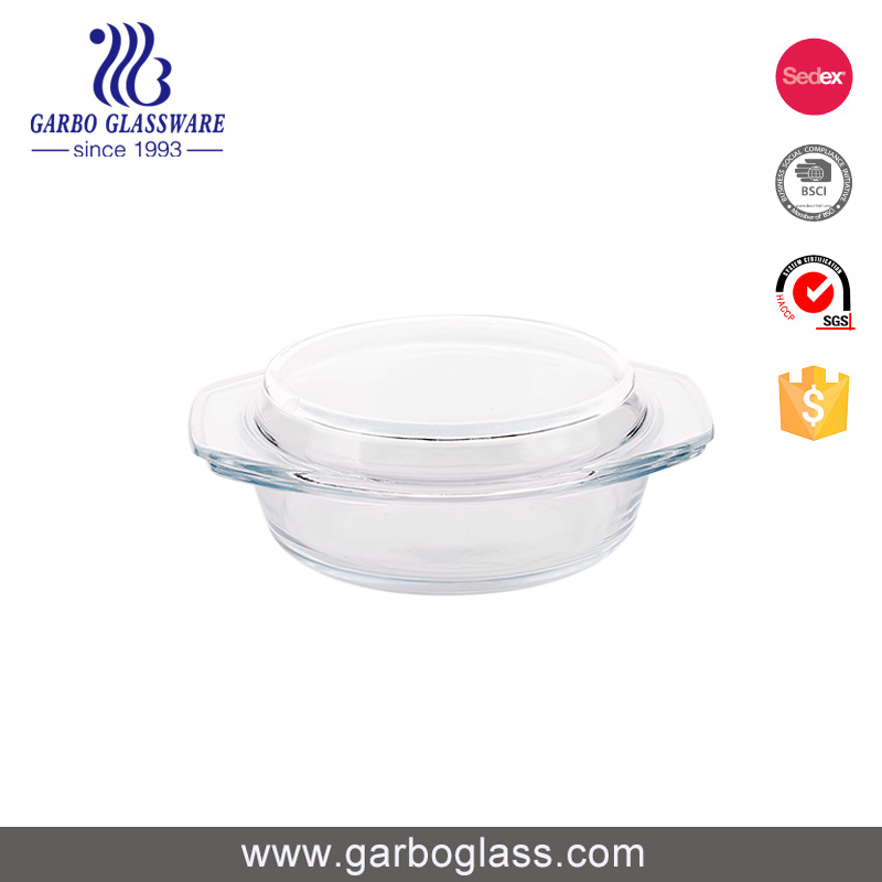 1L Glass Bowl with Lid for Daily Life (GB13G13220)