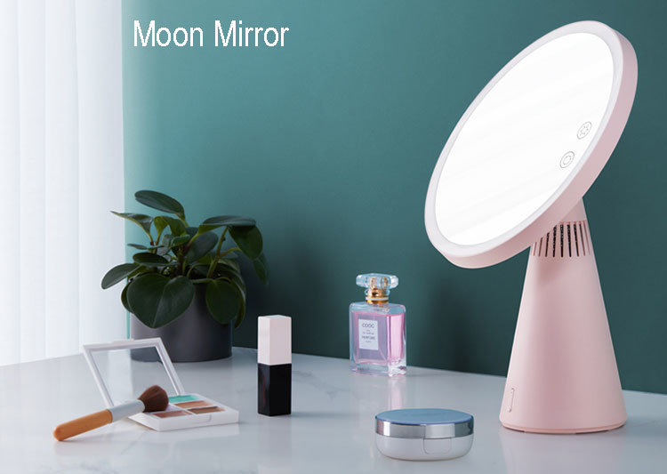 Table Lamp LED Makeup Mirror with Removeable 5X Magnifying Mirror
