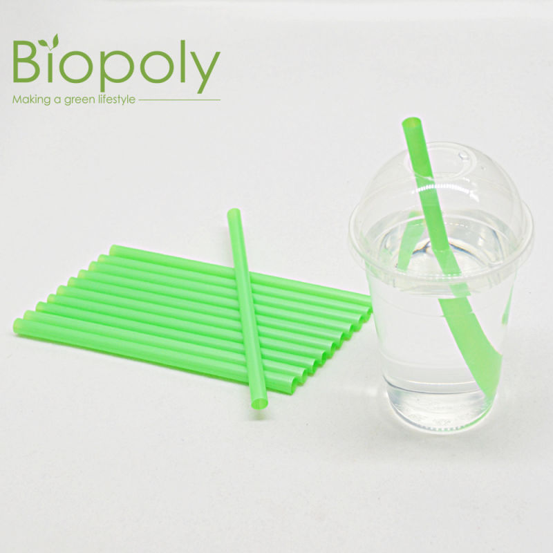 100% Biodegradable Drinking Straws Black for Tea and Coffee