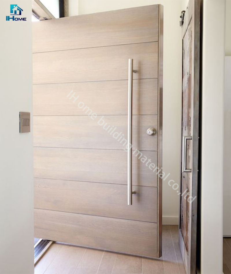 Contemporary Pivot Entrance Wooden Entry Door