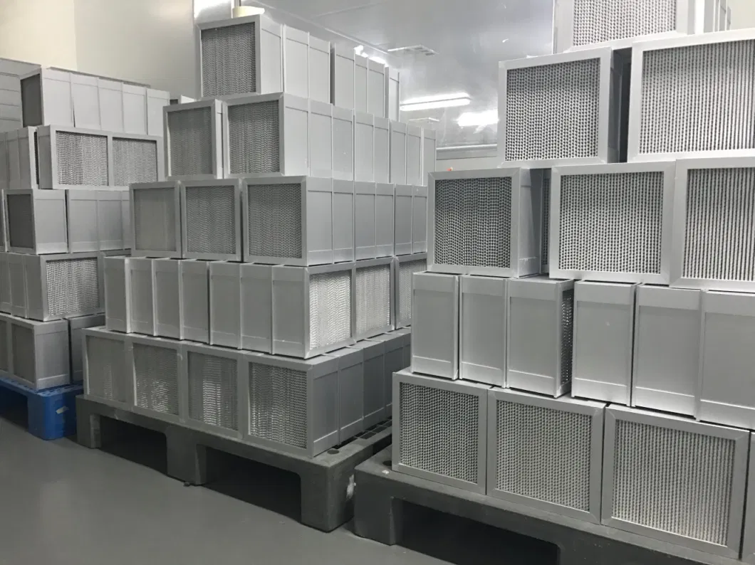 Separador de papel plisado profundamente la alta eficiencia del filtro de aire limpio