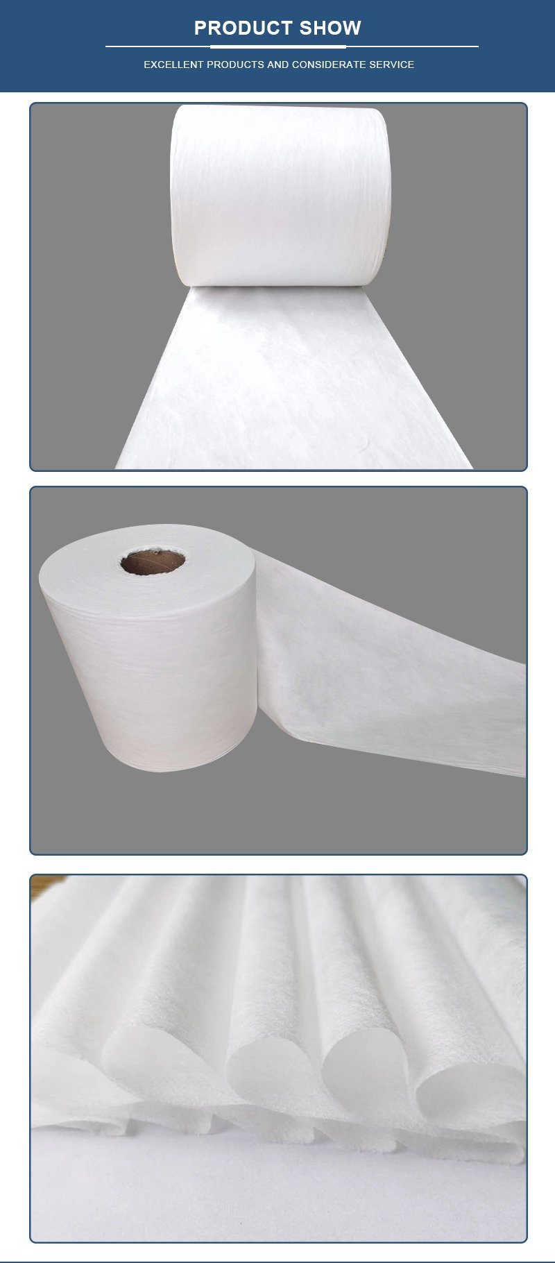 100% PP Meltblown Filter Polypropylene Meltblown Nonwoven Fabric