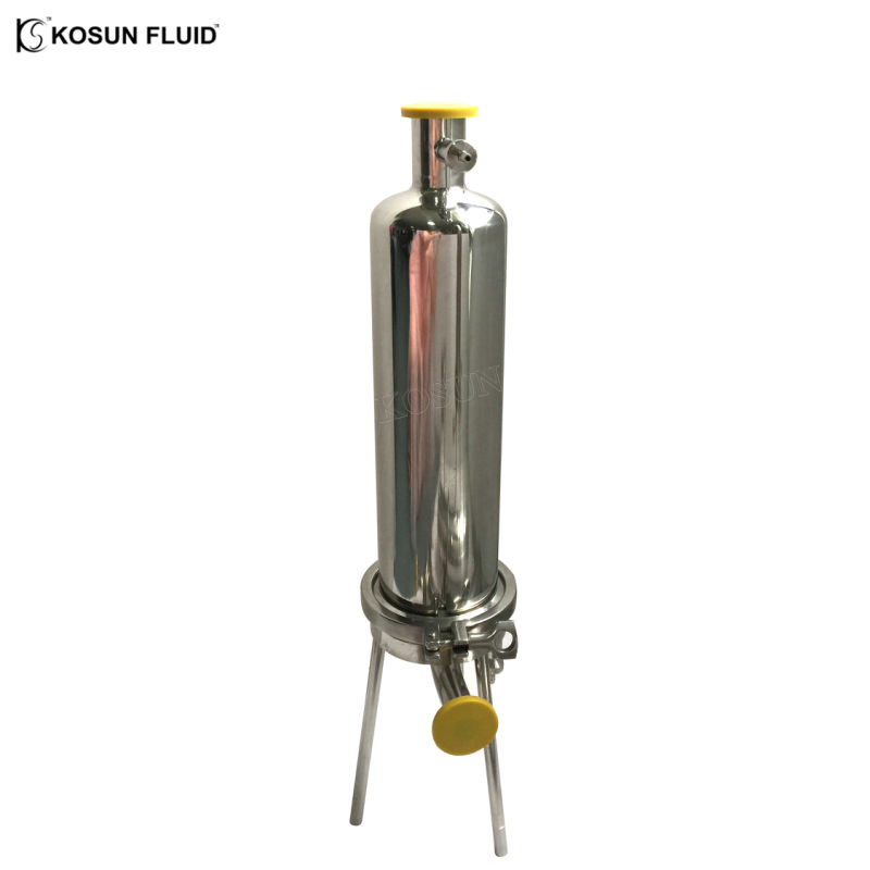 Stainless Steel Filter Housing with Strain Port Single Cartridge Housings