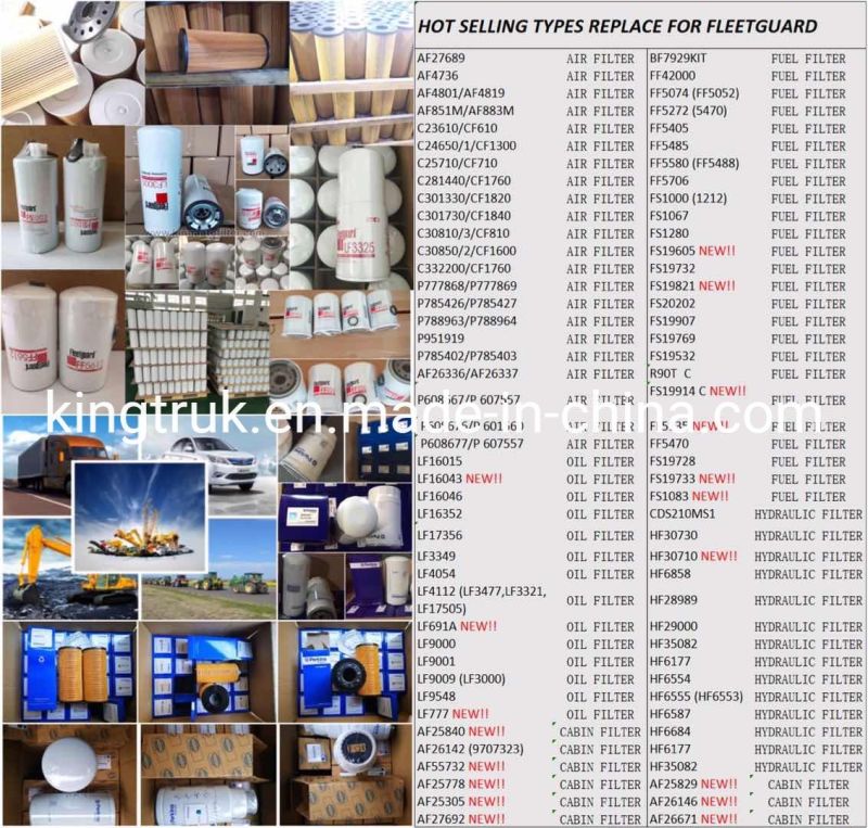 Oil Filter Lf3349 Bus Filter Truck Filter Engine Oil Filter