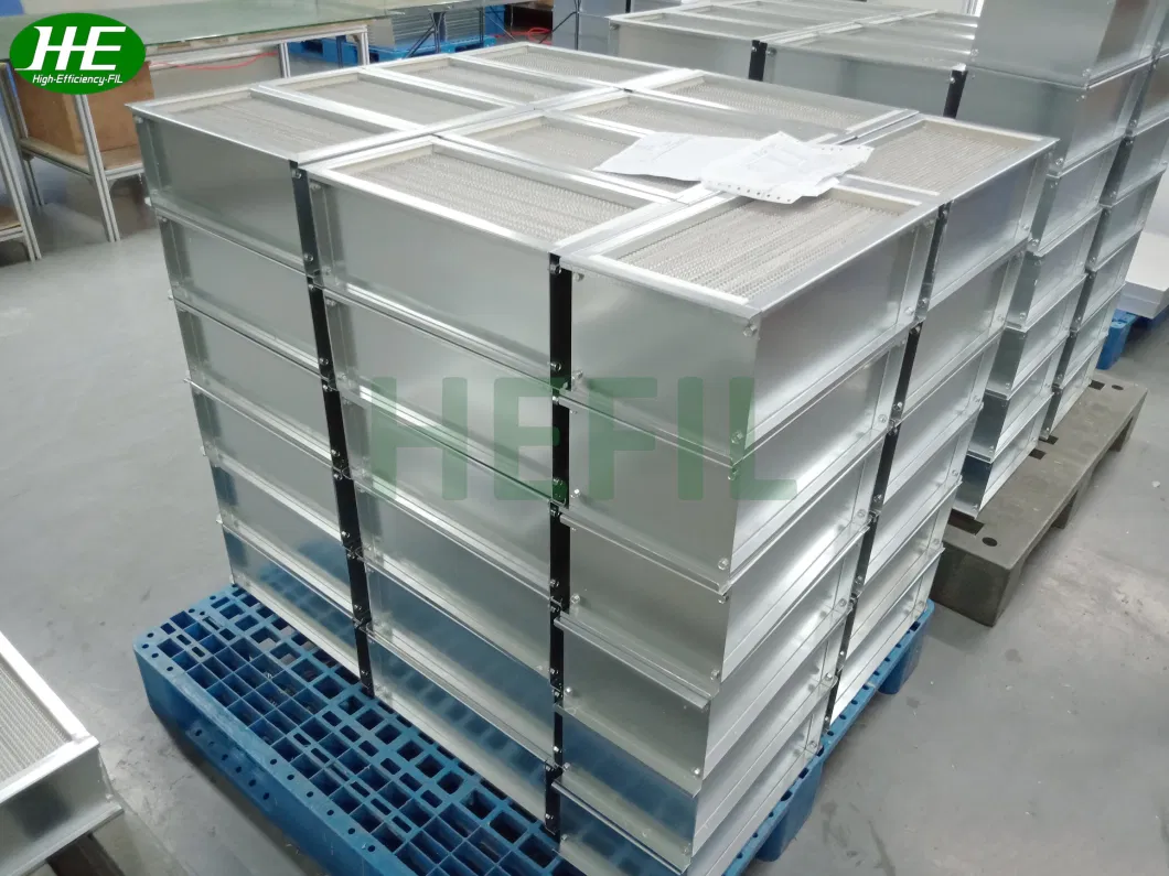 Separador de papel plisado profundamente la alta eficiencia del filtro de aire limpio