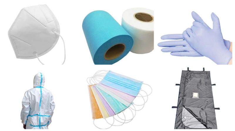 Wholesale Material Original PP Meltblown / Spunbond Nonwoven Meltblown Fabric Roll
