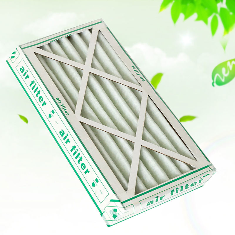 Cardboard Frame Disposable Pleated Coarse Filters for HVAC Equipment