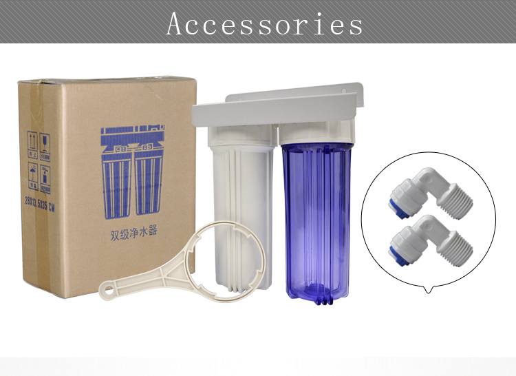 Household Two Stage PP Filter Cartridge Water Purifier