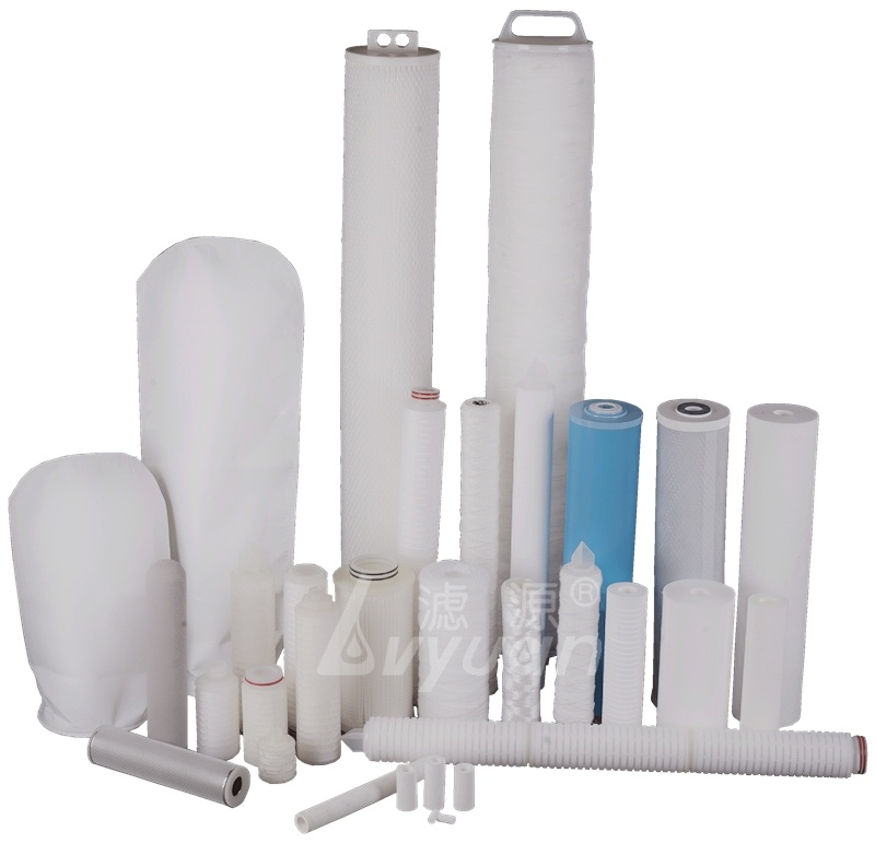 Industrial Water Filter Membrane Filter 0.45 Micron Pleated Filter Cartridge
