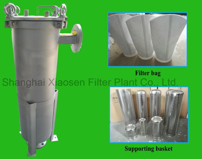Liquid Purifying Equipment Stainless Steel Housing Bag Filter